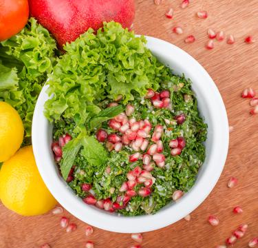 Variations of tabbouleh