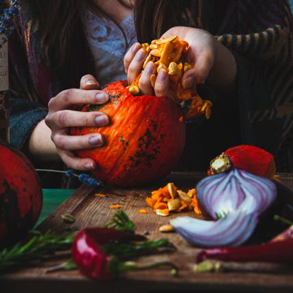 Preparing pumpkin for your dog