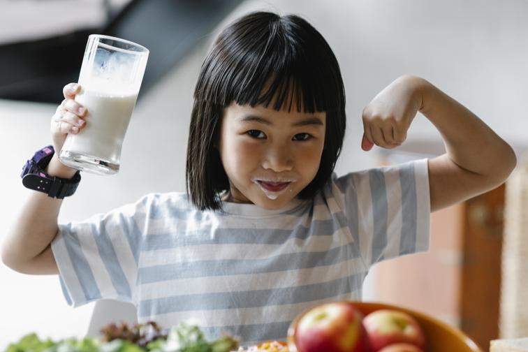 Nutrients found in organic milk