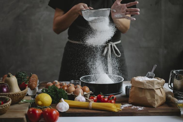 Ingredients needed to make the recipe green booster shake