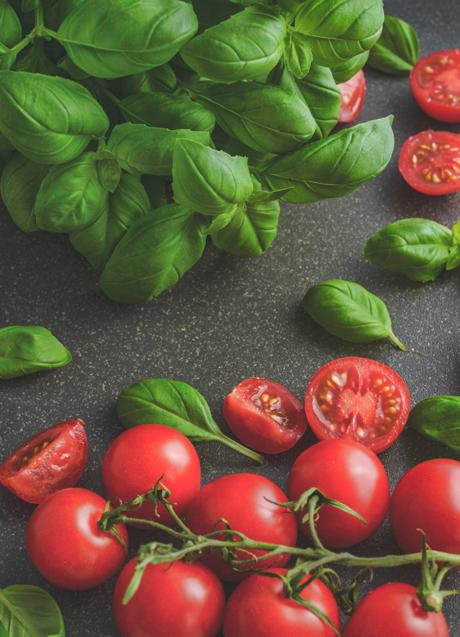 Look for when buying fresh basil leaves