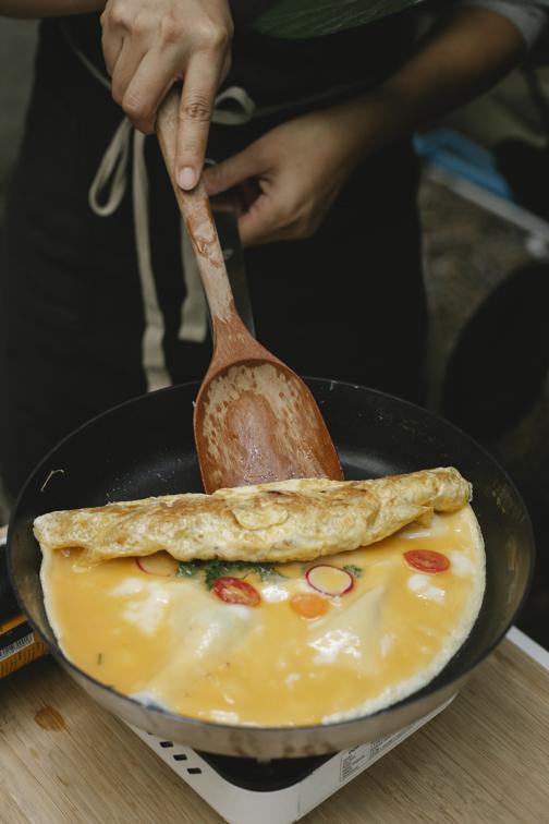 Recipe Mushroom Stuffed Omelette