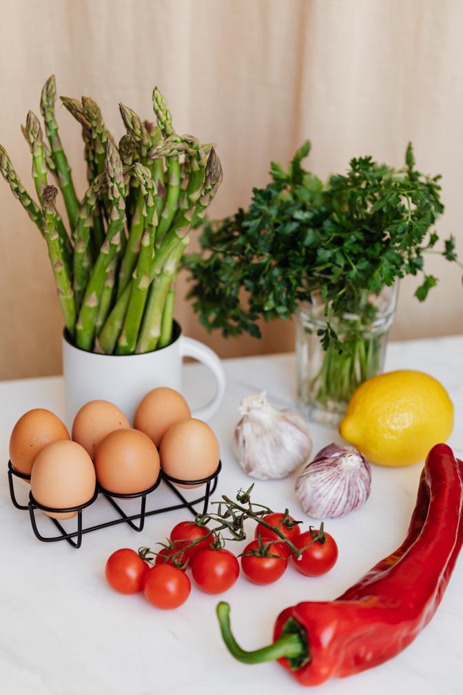 Variations on healthy egg salad