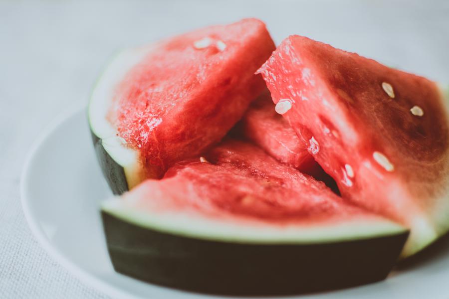 Watermelon & feta soup