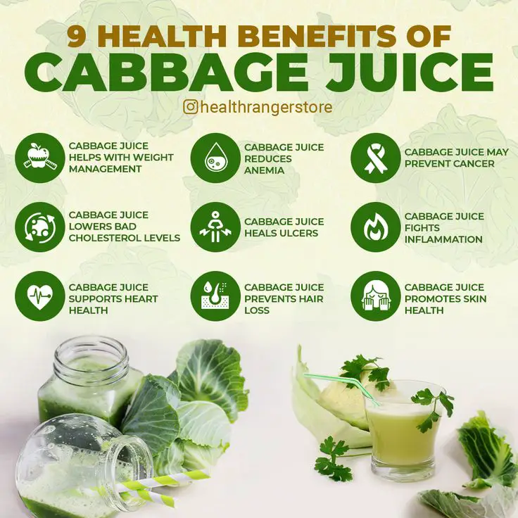 Cabbage Cabbage Juice Health Benefits