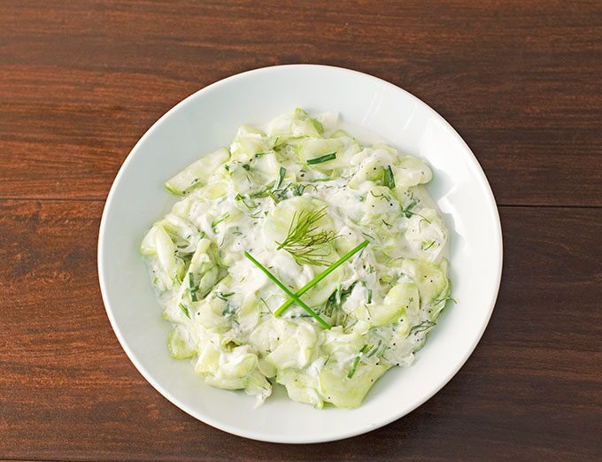 Creamy Cucumber Salad The Nigerian Recipe