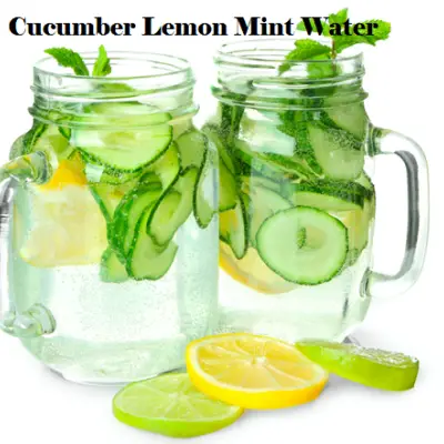 Cucumber Lemon Mint Water 3 Days Detox Water