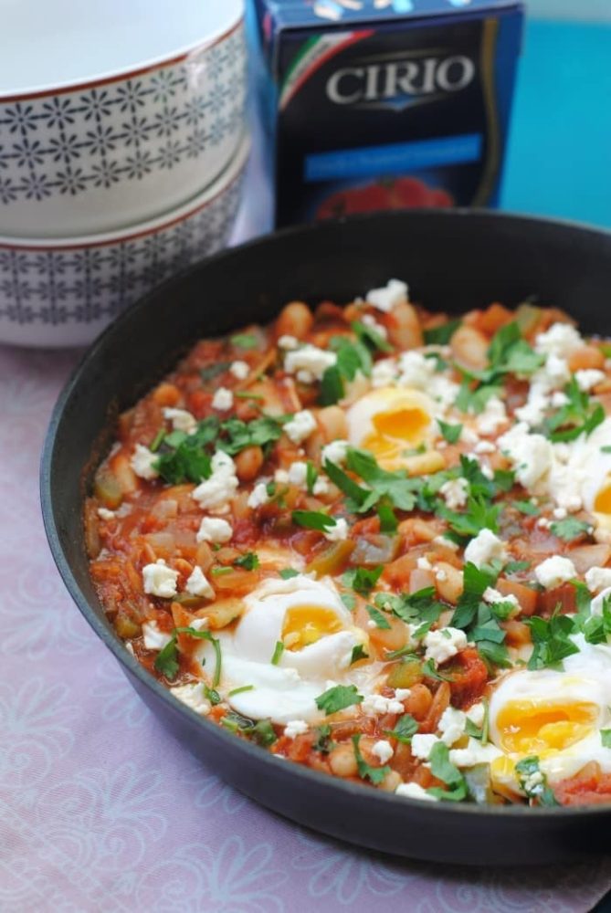 Shakshuka Nigerian Tomato And Poached Egg Sauce