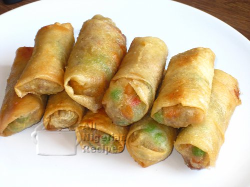 Spring Rolls How To Make Nigerian Small Chops