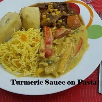 Turmeric Nigerian Turmeric Sauce With Pasta