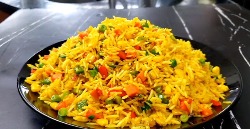 Turmeric Rice Recipe How To Cook Yellow Rice - Health Benefited