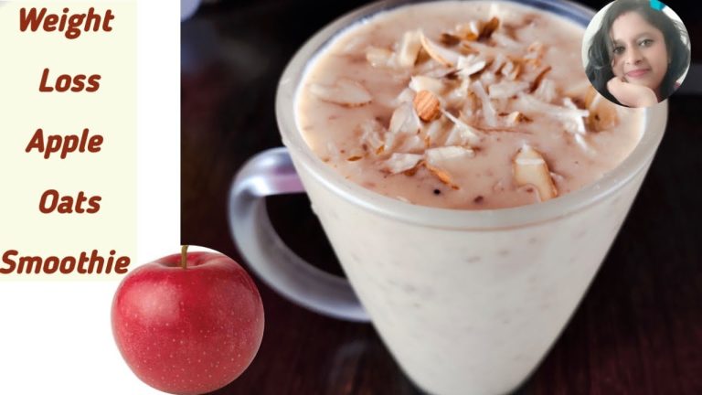 Apple Oats Smoothie For Weight Loss