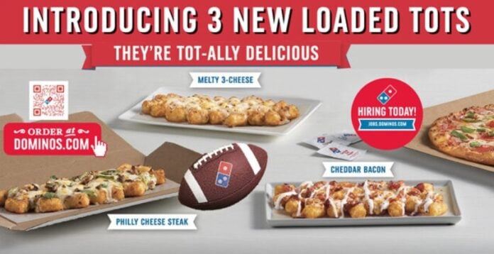 Dominos Loaded Tots Nutrition