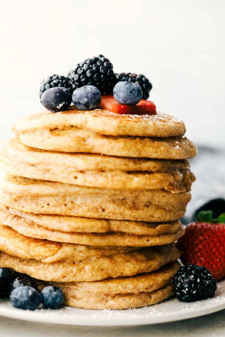 Healthy Whole Wheat Pancakes Wheat Pancakes Recipe