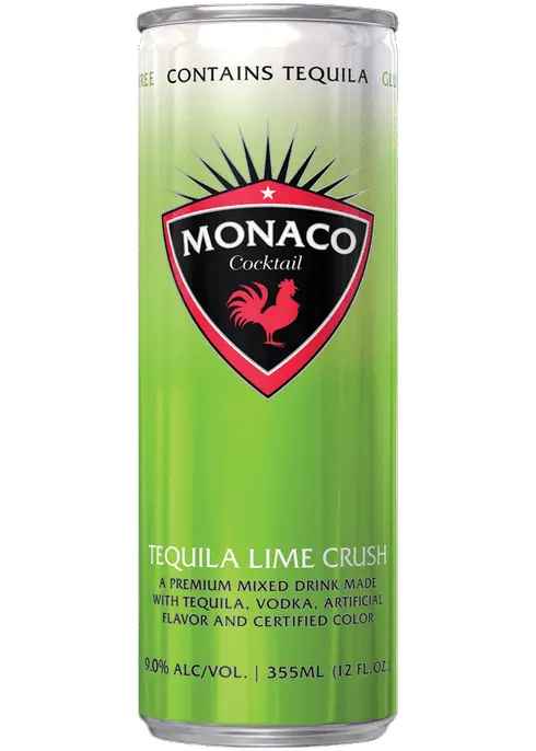 Monaco Tequila Lime Crush Nutrition Facts
