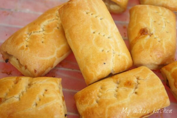 Nigerian Sausage Bread Rolls Recipe