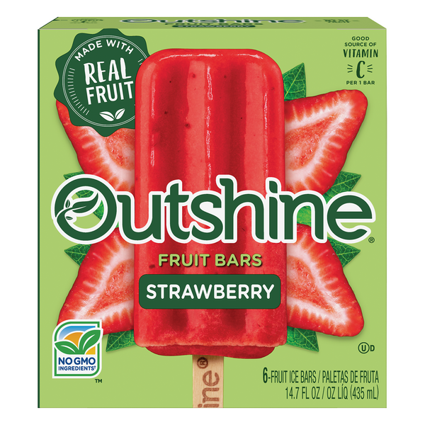 Outshine Strawberry Fruit Bars Nutrition Facts