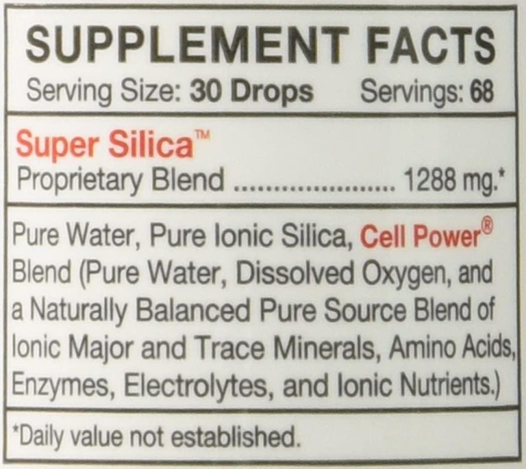 Positive Power Nutritionals Super Silica 4oz