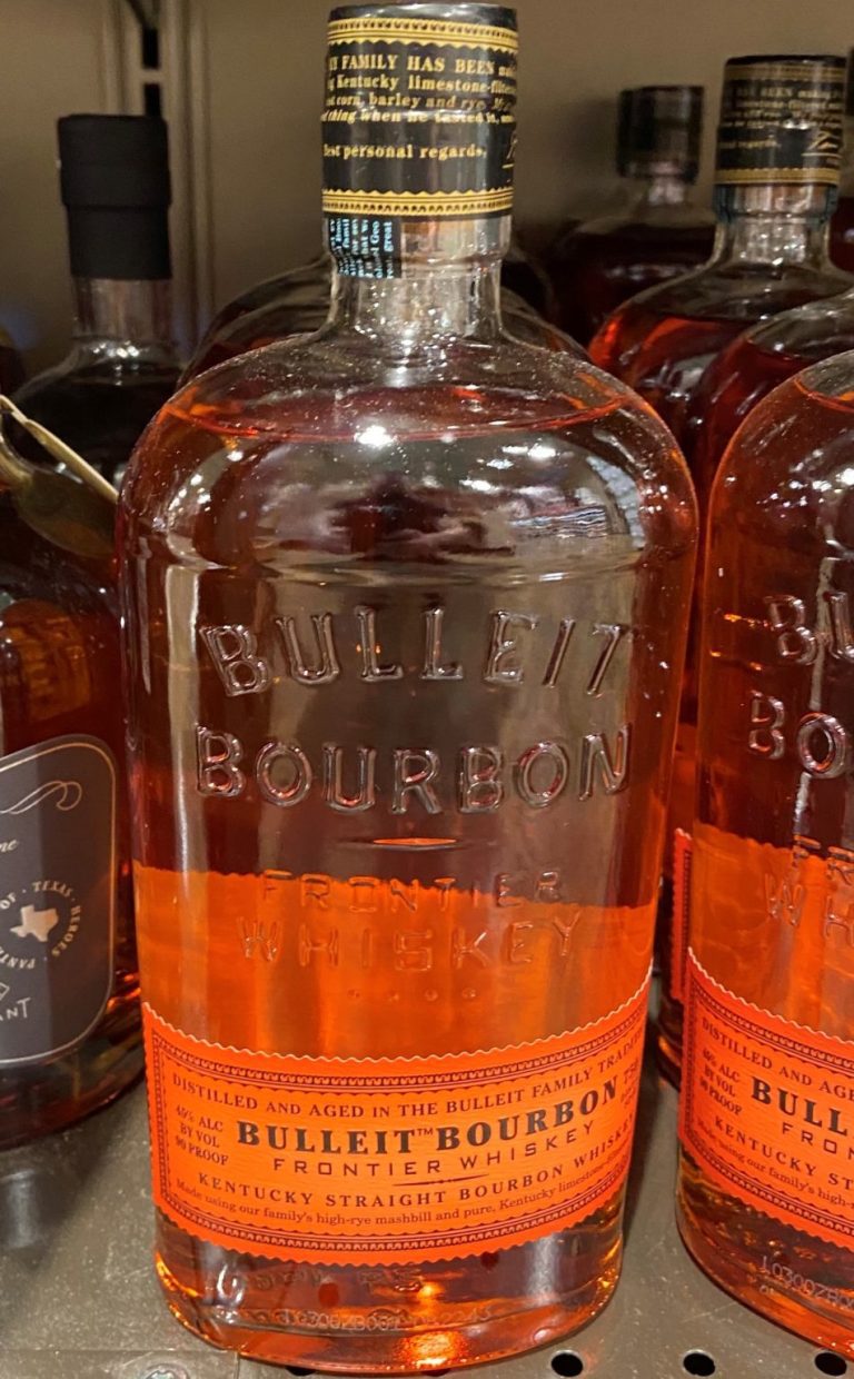 Bulleit Bourbon Nutrition