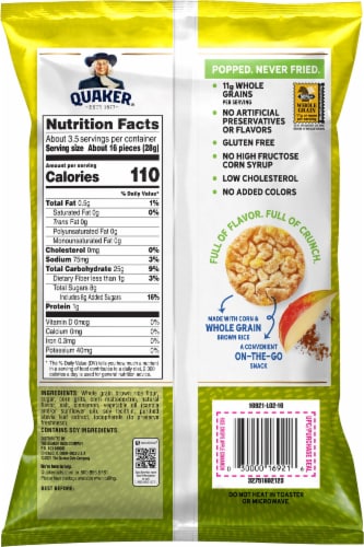 Quaker Rice Crisps Nutrition