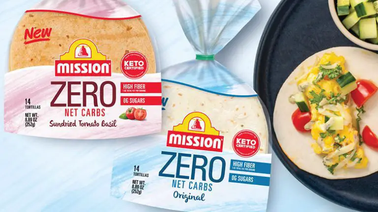 Mission Zero Carb Tortillas Nutritional Information